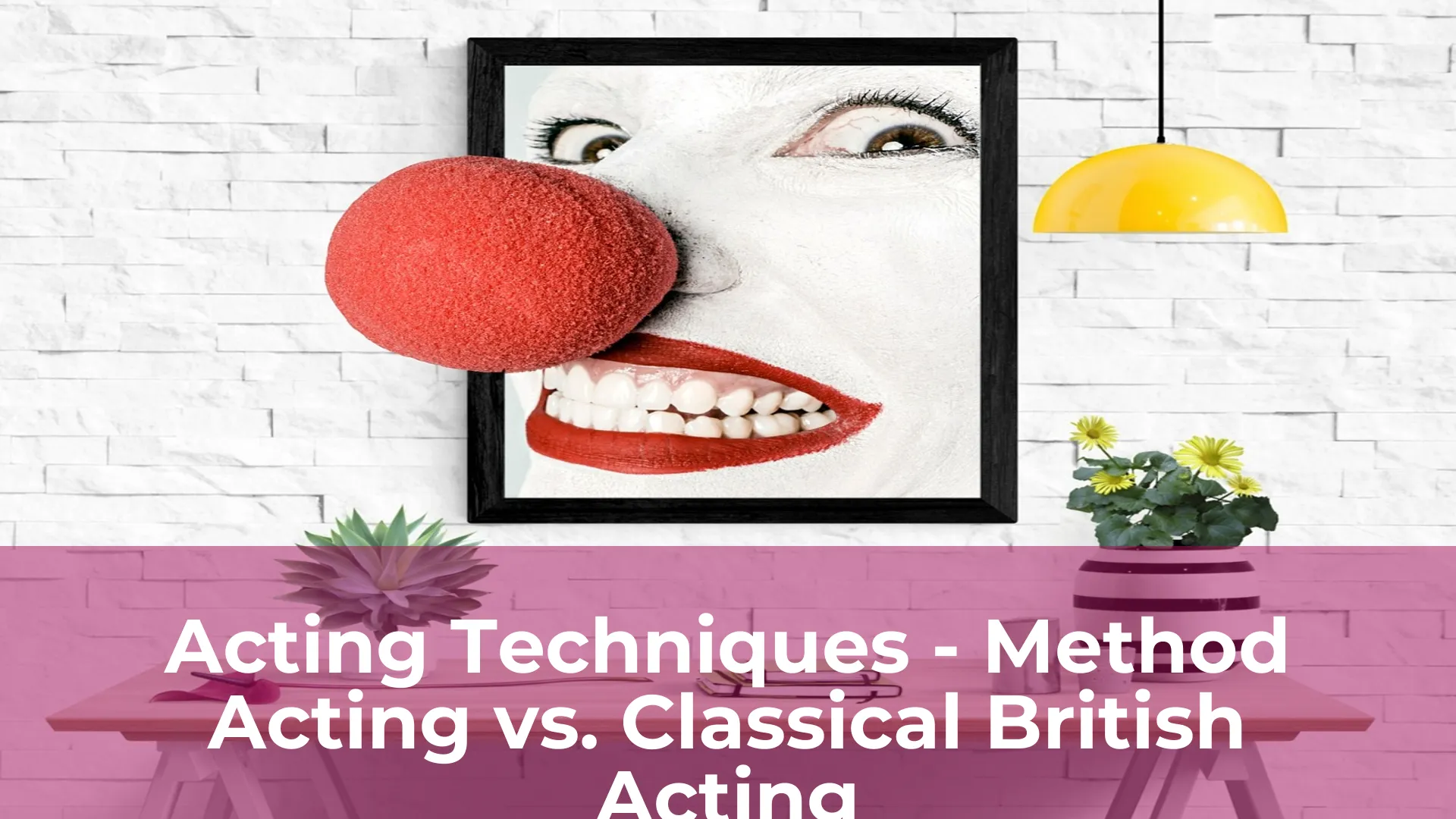 Acting techniques method acting vs classical british acting