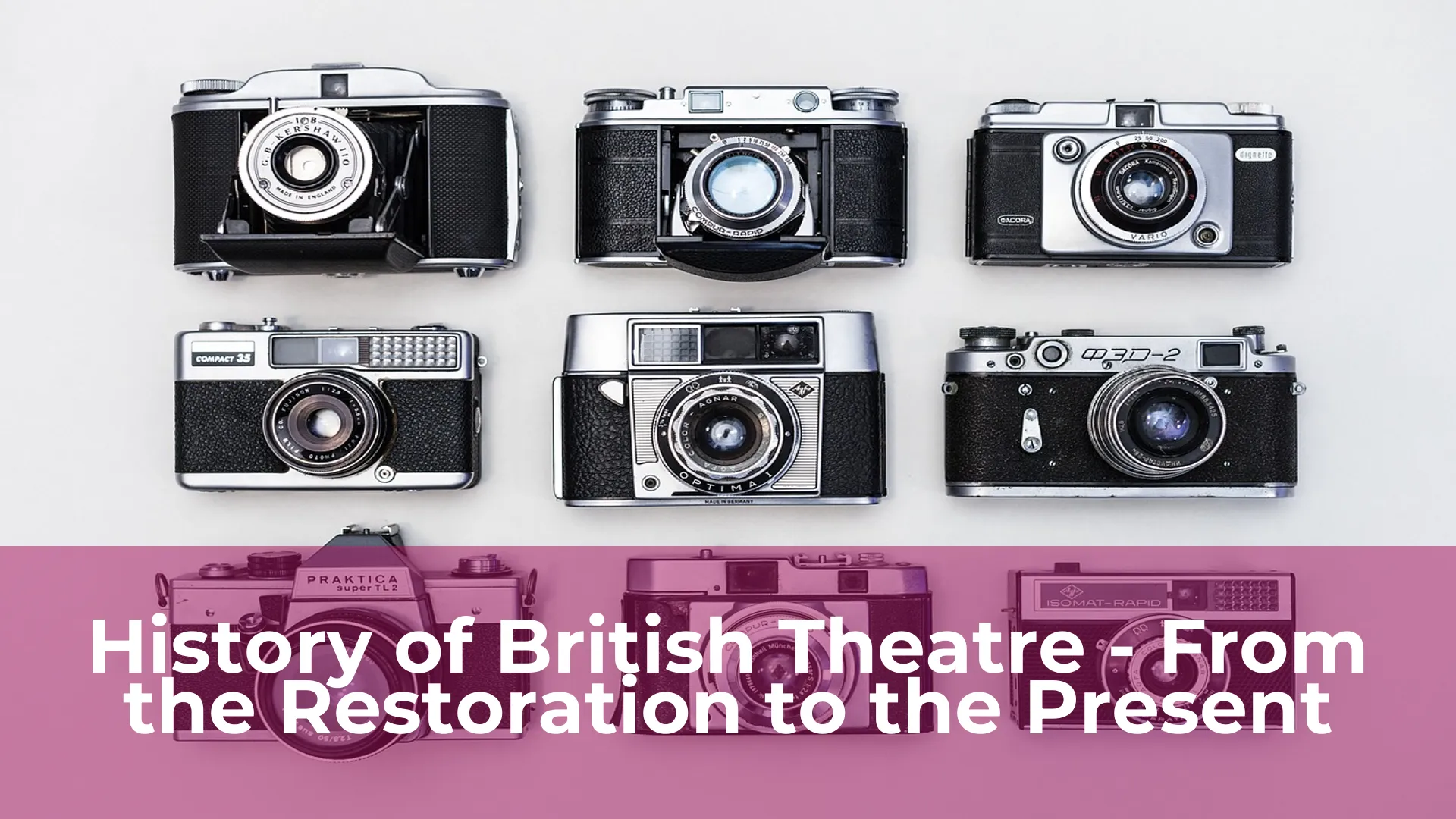 History of british theatre from the restoration to the present