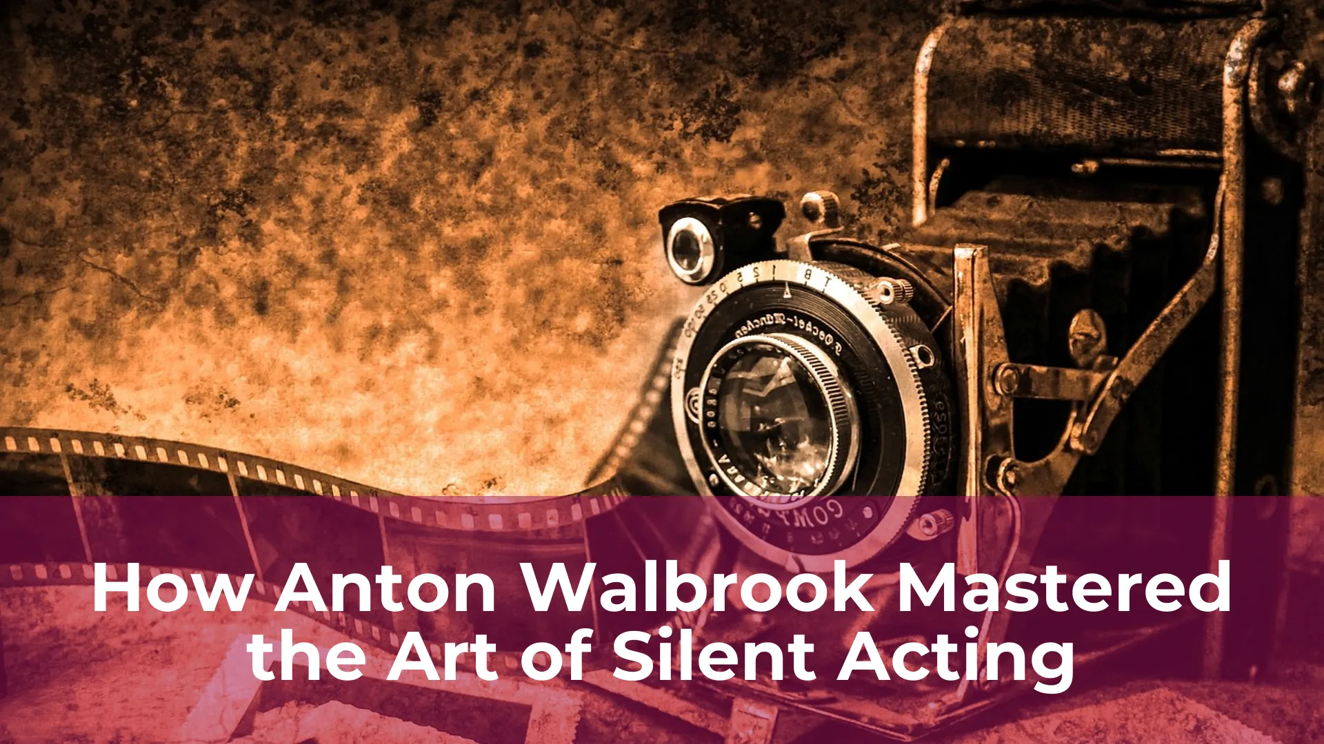 How anton walbrook mastered the art of silent acting